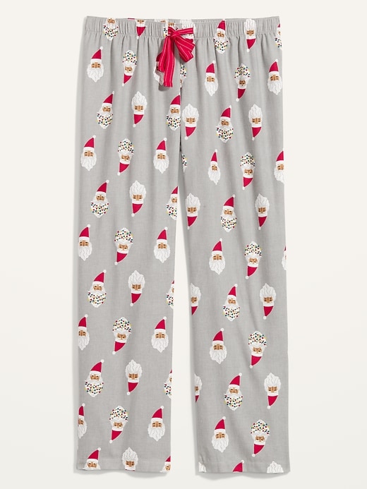 View large product image 1 of 2. Patterned Flannel Plus-Size Pajama Pants