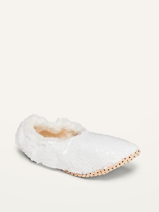 Sequin hot sale slippers girls