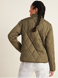 quilted diamond jacket