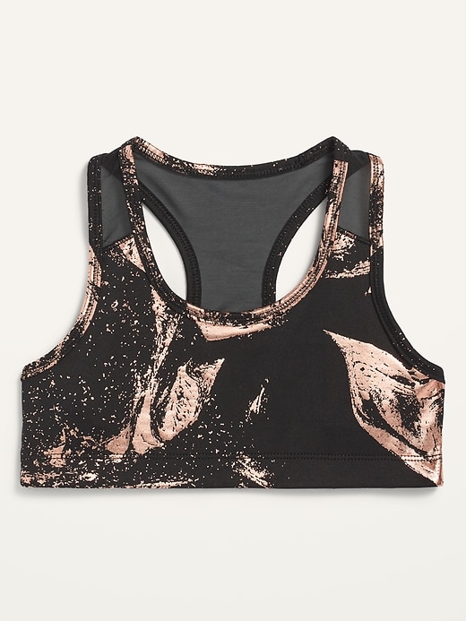 View large product image 1 of 1. Racerback Sparkle Sports Bra for Girls