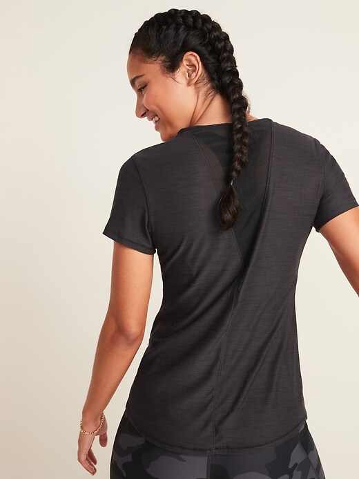View large product image 2 of 3. Breathe ON Mesh-Back Performance Tee for Women