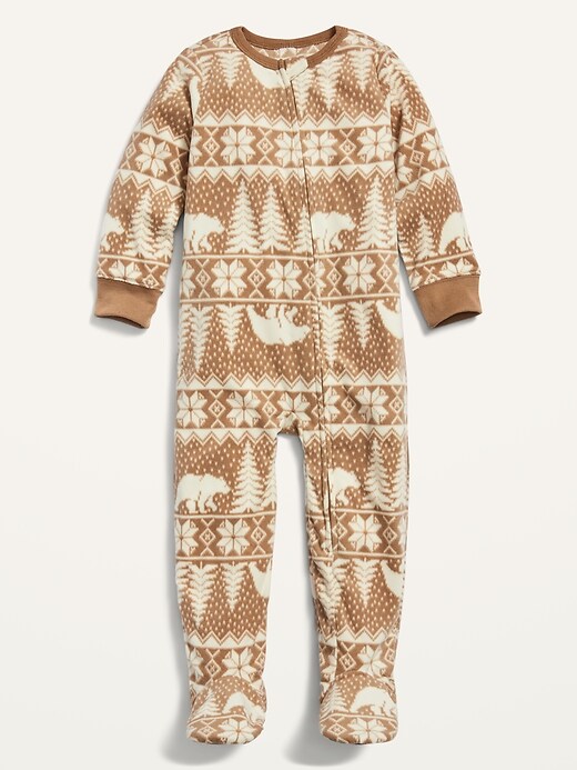 Old navy fleece pajamas baby sale