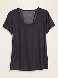 View large product image 3 of 3. Breathe ON Mesh-Back Performance Tee for Women