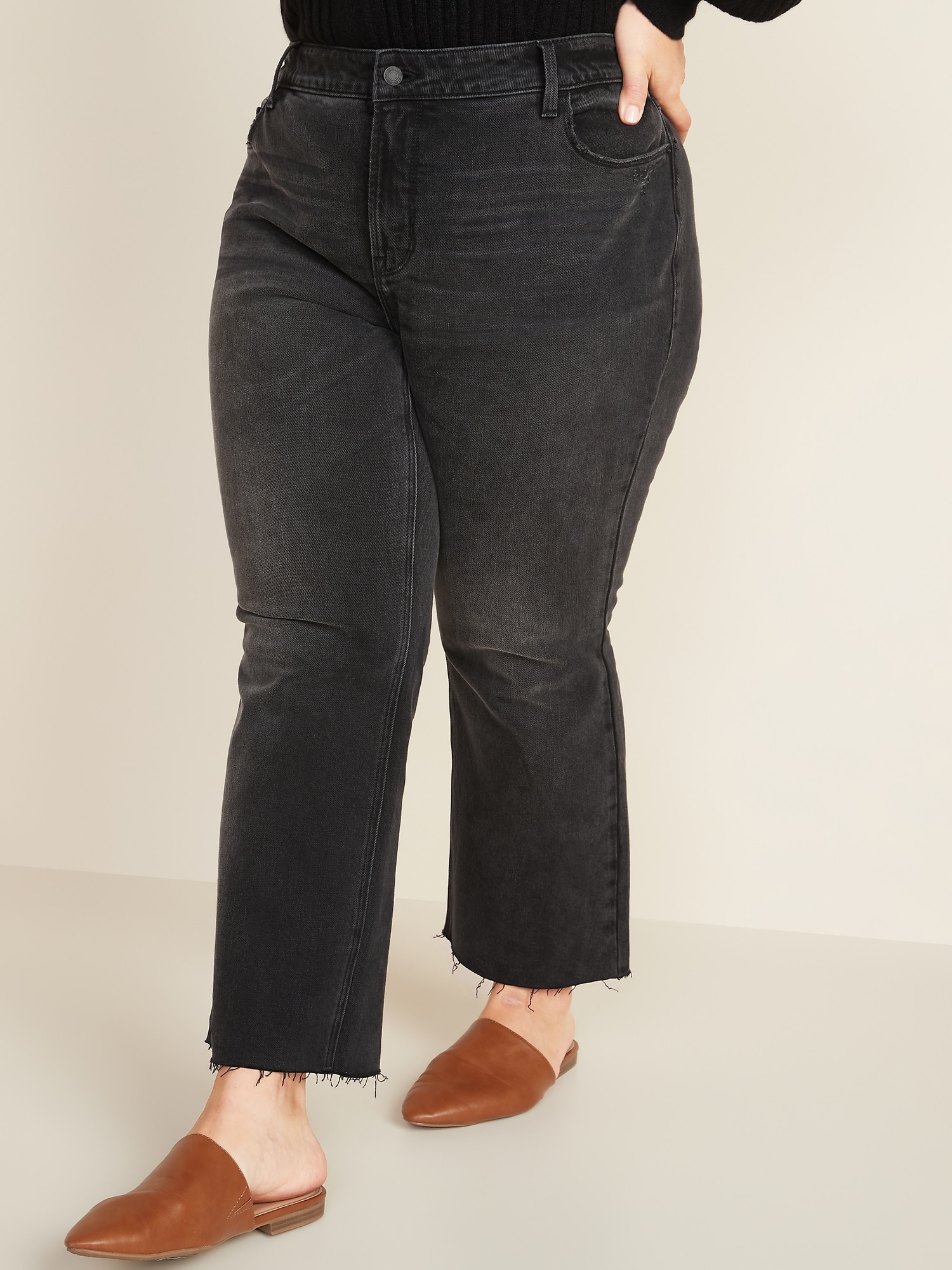 Plus Wine High Waisted Jeggings, Plus Size