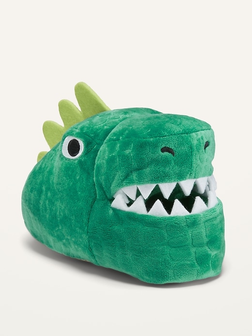 View large product image 1 of 4. Unisex Dino-Critter Slippers for Toddler