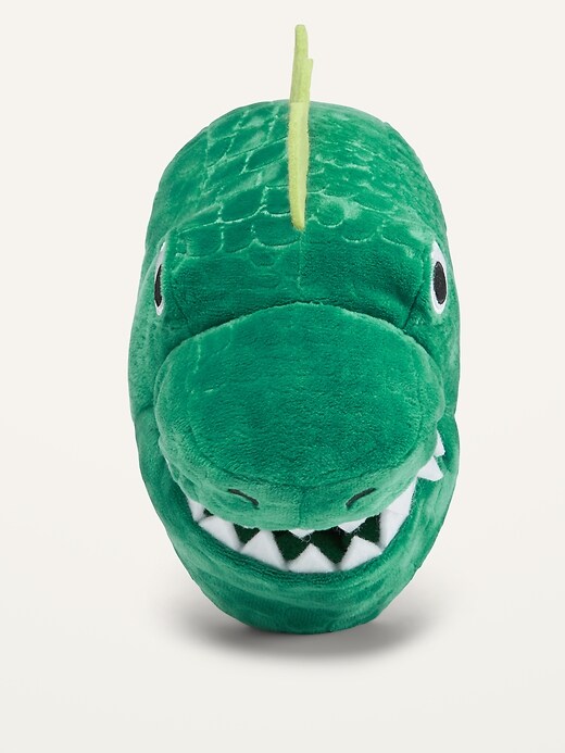 View large product image 2 of 4. Unisex Dino-Critter Slippers for Toddler