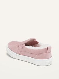 sherpa lined slip ons