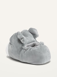View large product image 3 of 4. Unisex French Bulldog Fleece Slippers for Toddler