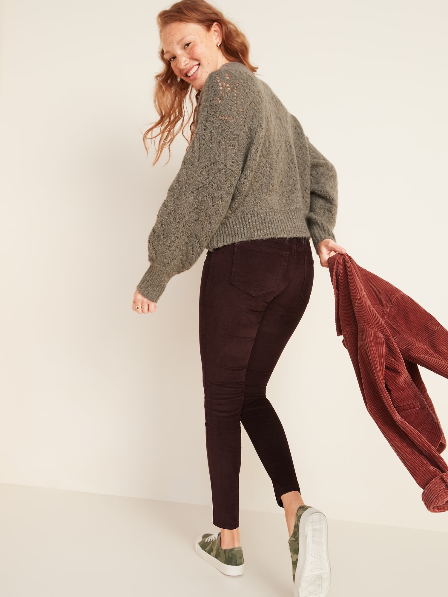 old navy rockstar corduroy
