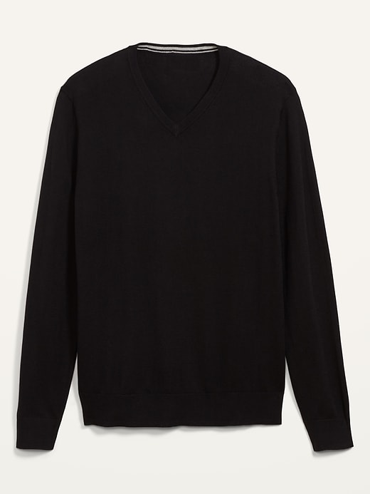 Image number 4 showing, Soft Cotton V-Neck Sweater