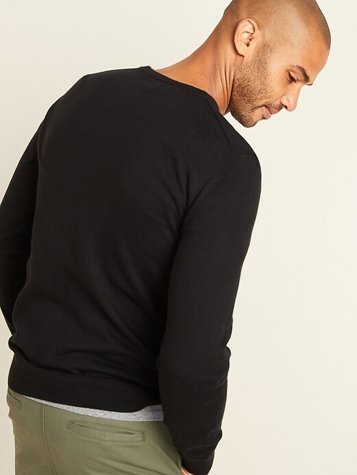 Image number 2 showing, Soft Cotton V-Neck Sweater