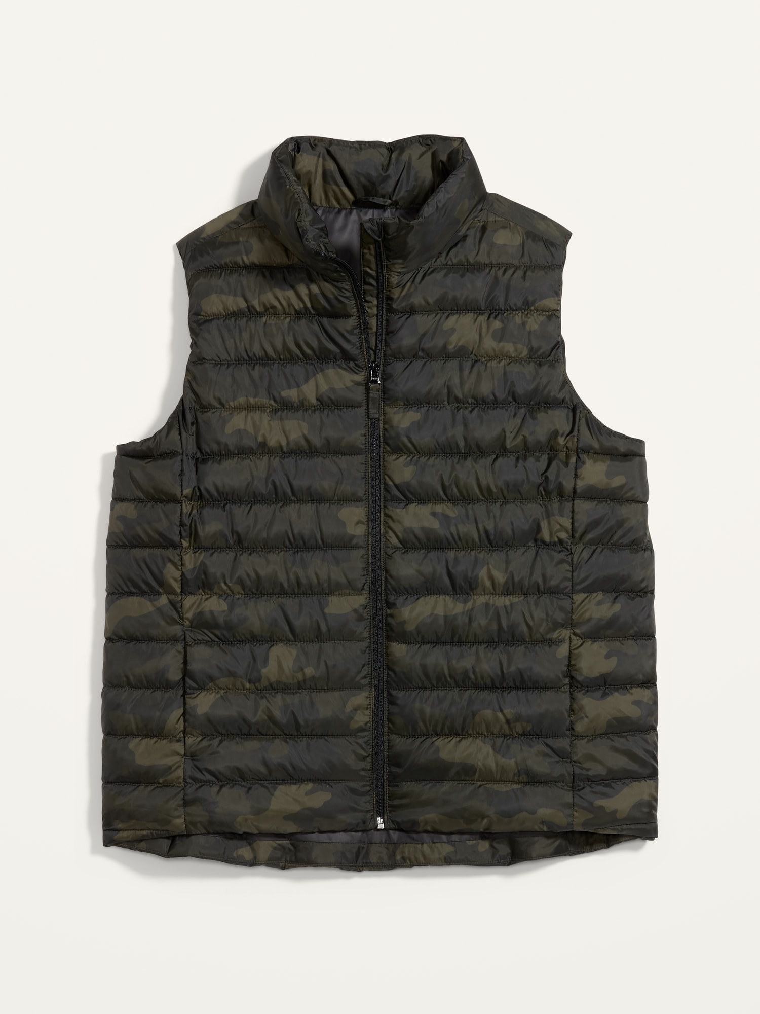 Narrow-Channel Nylon Plus-Size Puffer Vest | Old Navy