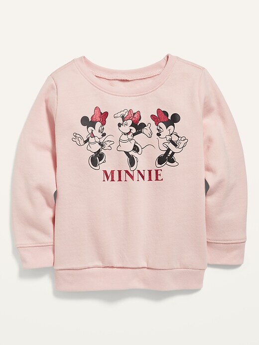 View large product image 1 of 2. Disney© Minnie Mouse Pullover Sweatshirt for Toddler Girls