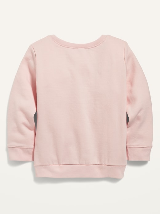 View large product image 2 of 2. Disney© Minnie Mouse Pullover Sweatshirt for Toddler Girls