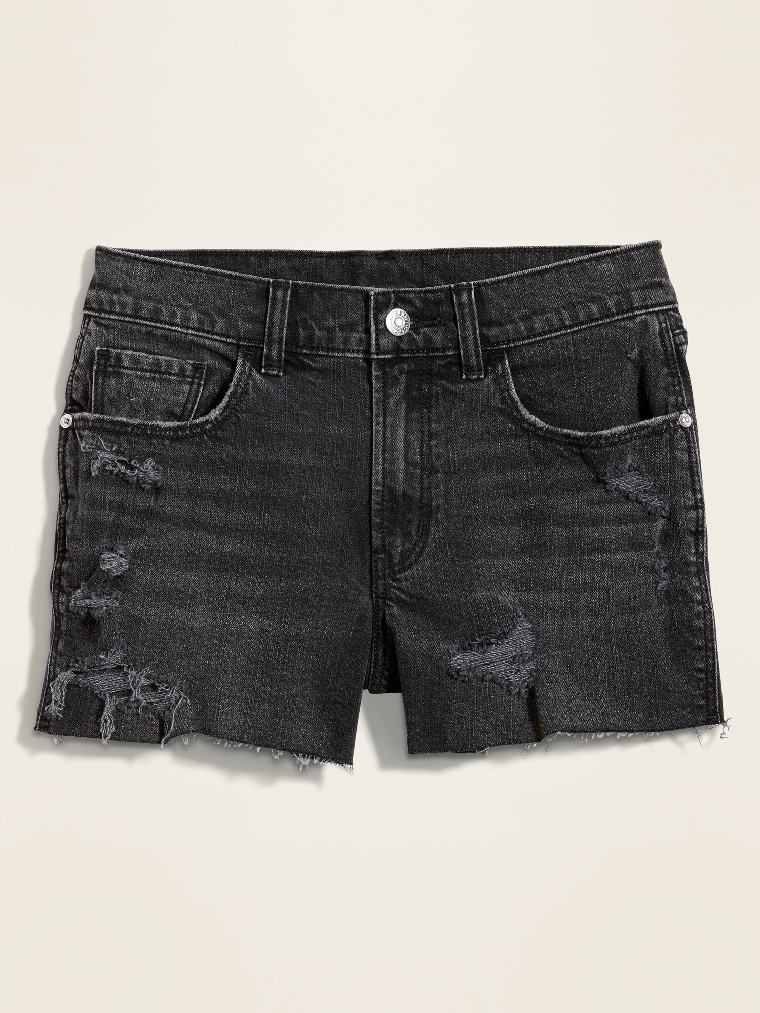 Black jean shorts old navy shop