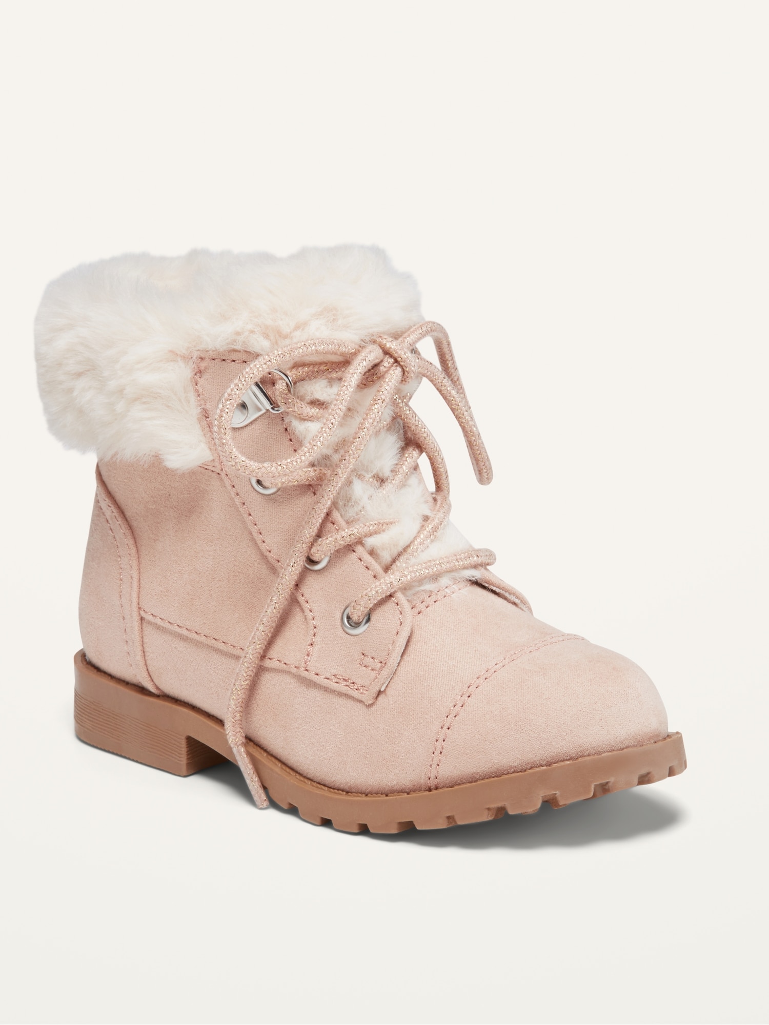 Faux-Fur-Lined Mid-Top Hiking Boots for 