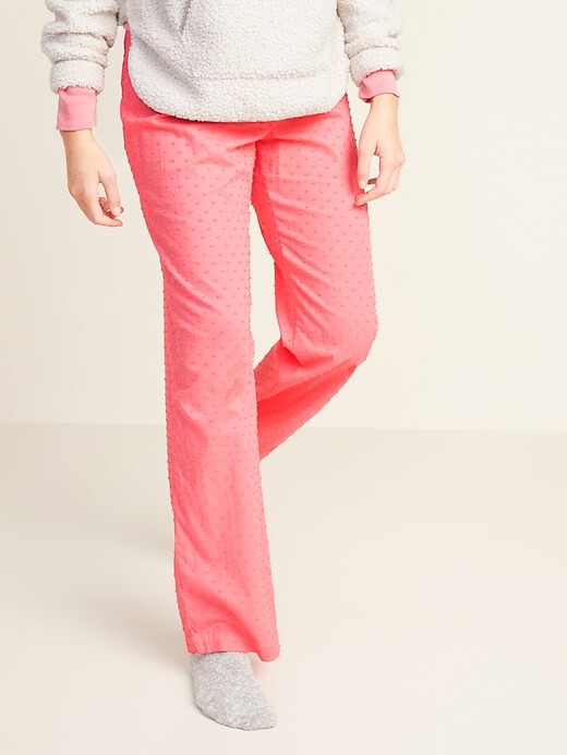 Voir une image plus grande du produit 1 de 3. Pantalon de pyjama à plumetis texturés pour femme