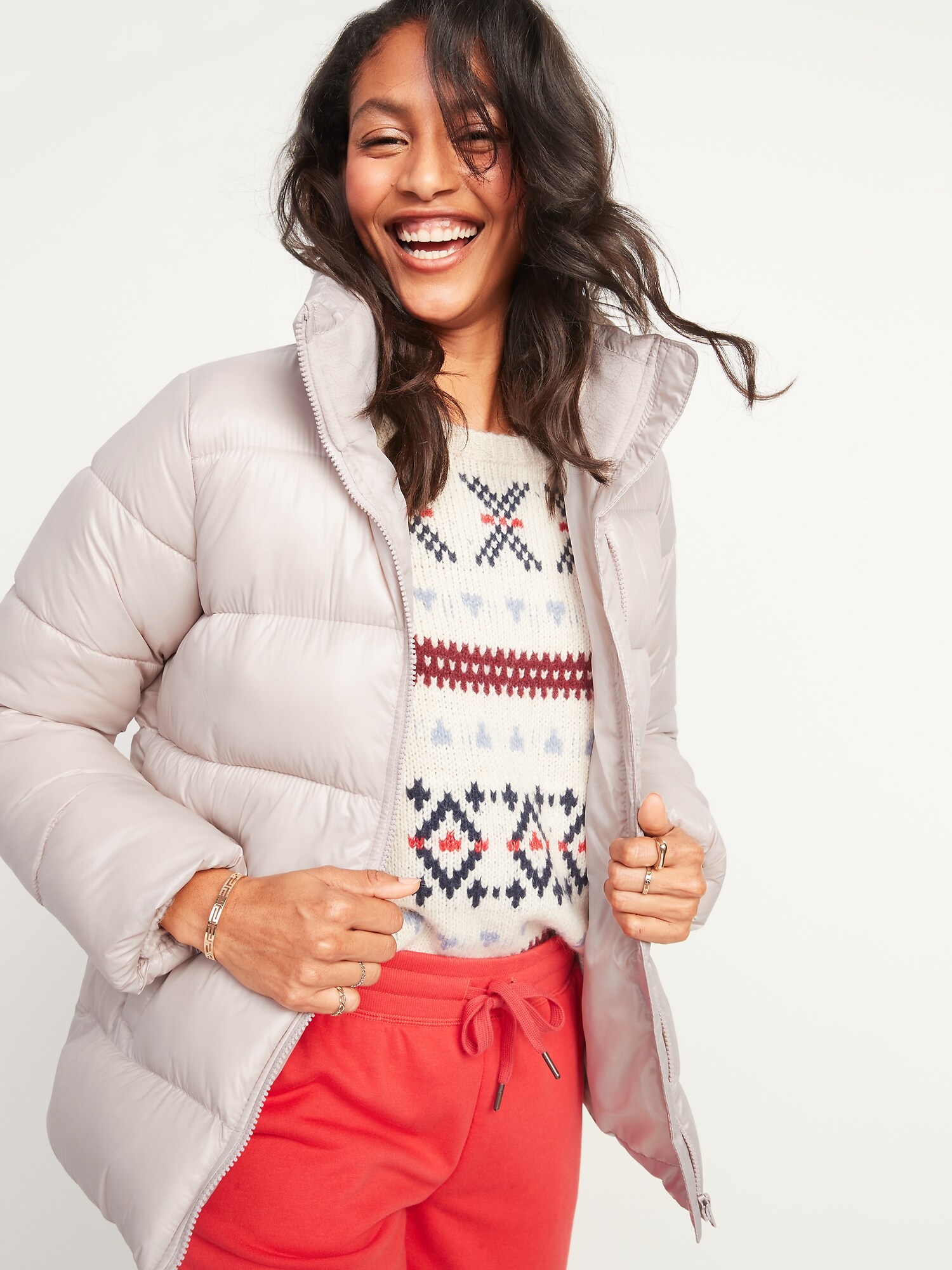 old navy bubble coat