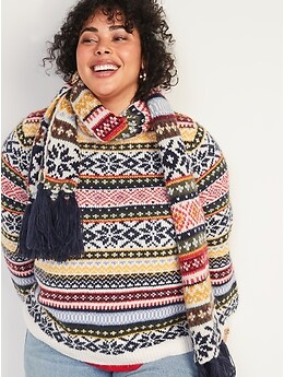 Plus size hot sale fair isle sweater