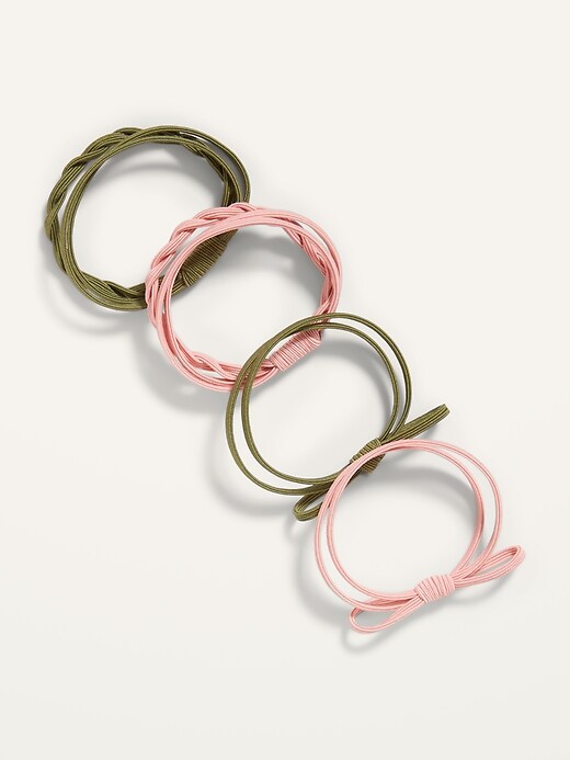 View large product image 1 of 1. Elastic Hair Ties 4-Pack for Women