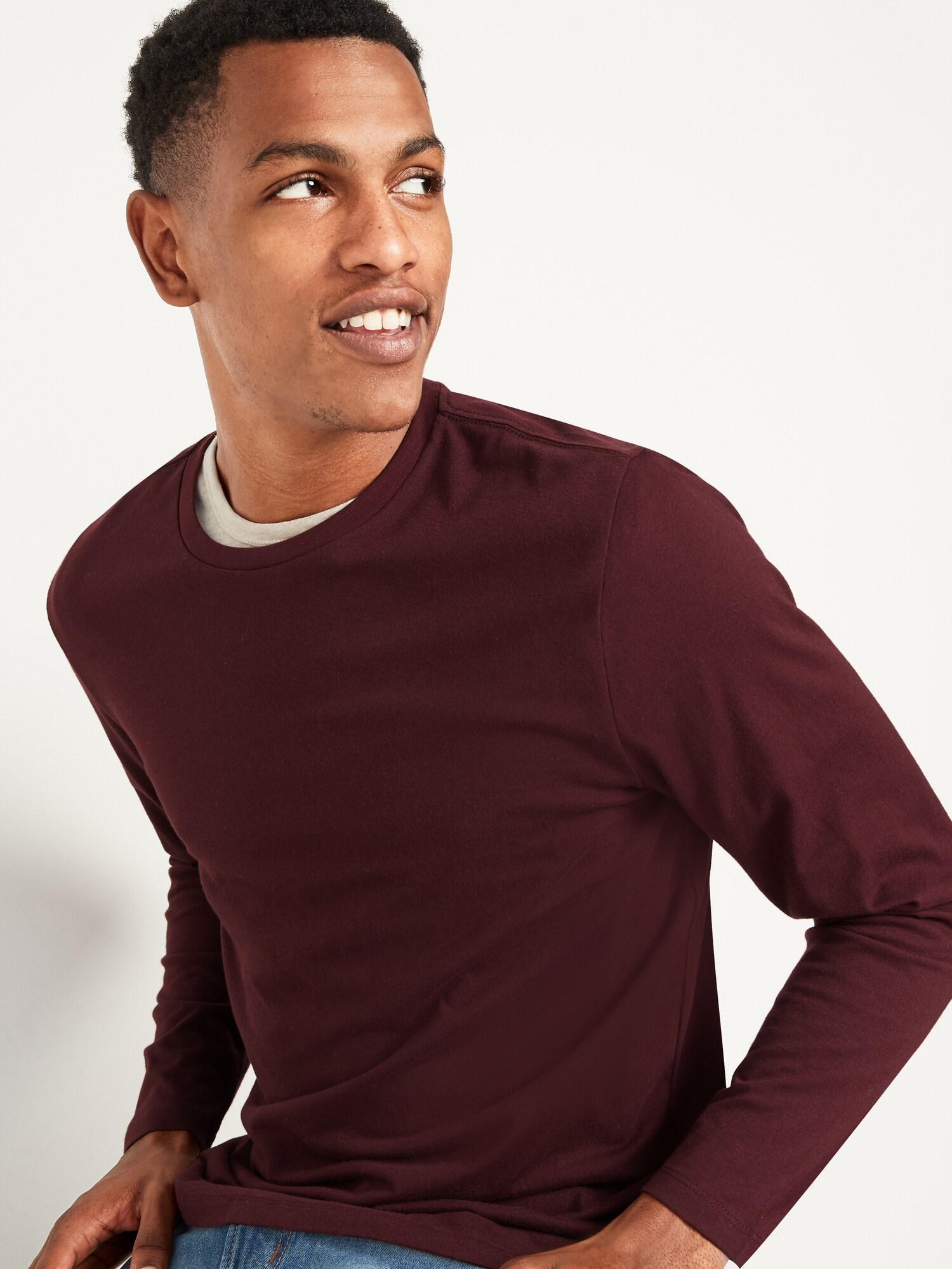 Men’s Washed Crew Neck T-Shirt