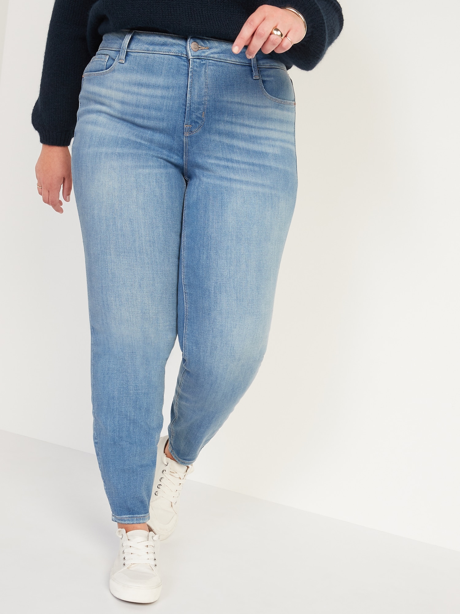 Plus size jeans at old clearance navy