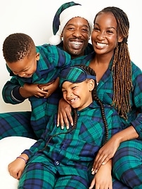 View large product image 3 of 3. Unisex Plaid Pajama Set for Toddler & Baby