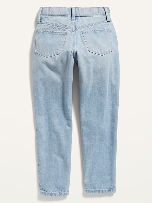 View large product image 2 of 2. POPSUGAR x Old Navy High-Waisted O.G. Straight Light-Wash Jeans