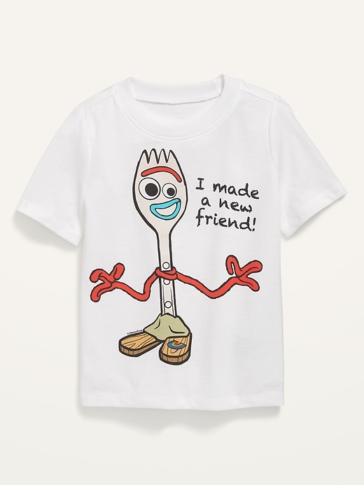 View large product image 1 of 1. Unisex Disney/Pixar© Toy Story&#153 Forky Graphic Short-Sleeve Tee for Toddler
