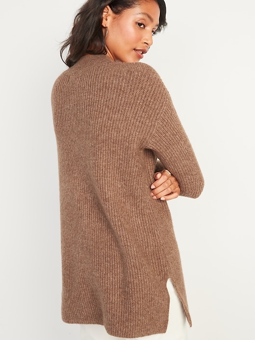 Image number 2 showing, Cozy Textured Tunic Sweater for Women
