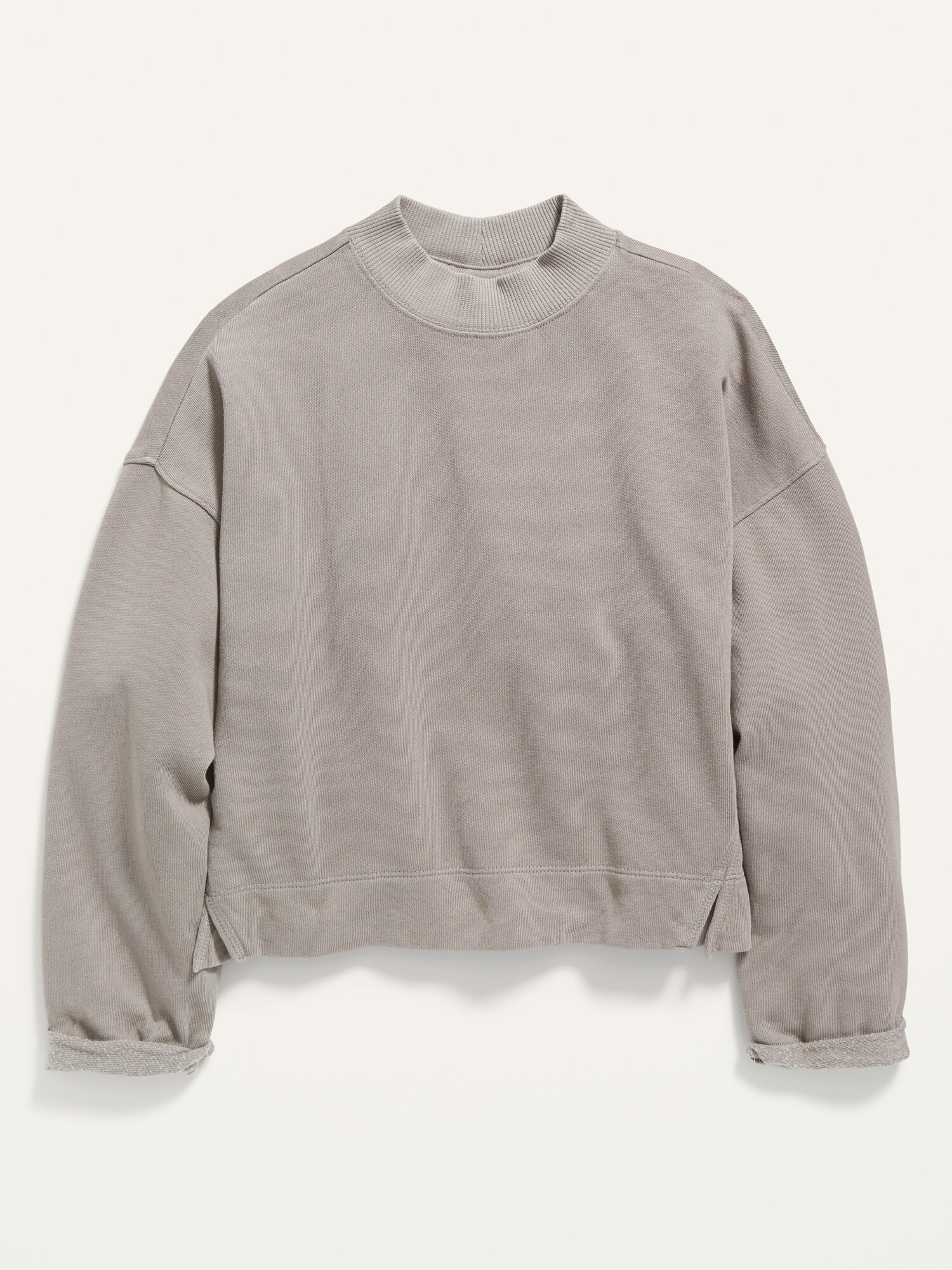 Vintage mock neck sweatshirt Clearance