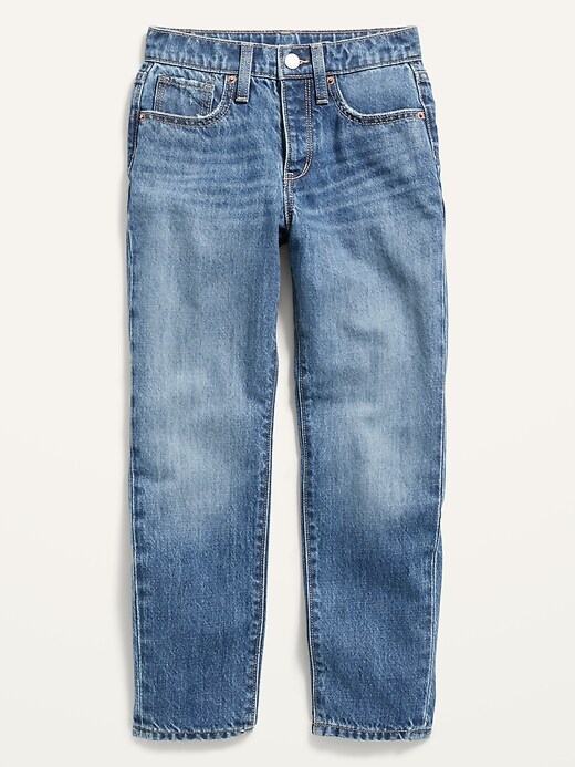 View large product image 1 of 2. POPSUGAR x Old Navy High-Waisted O.G. Straight Medium-Wash Jeans