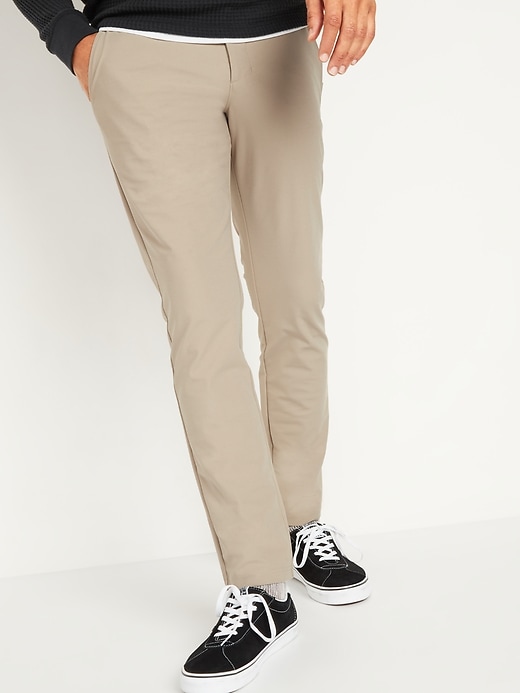Voir une image plus grande du produit 1 de 2. Pantalon chino hybride Go-Dry Cool, coupe étroite pour homme