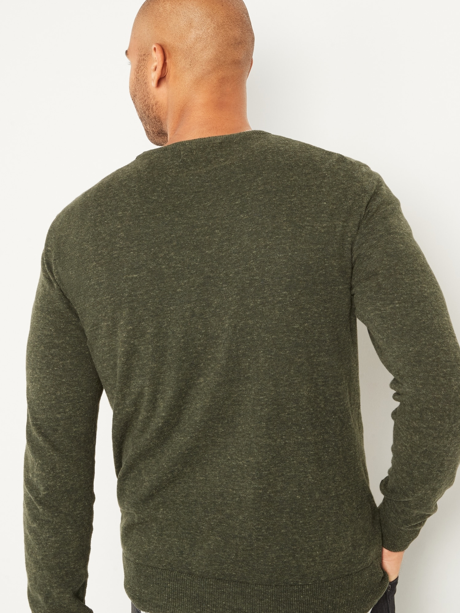soft crew neck sweater