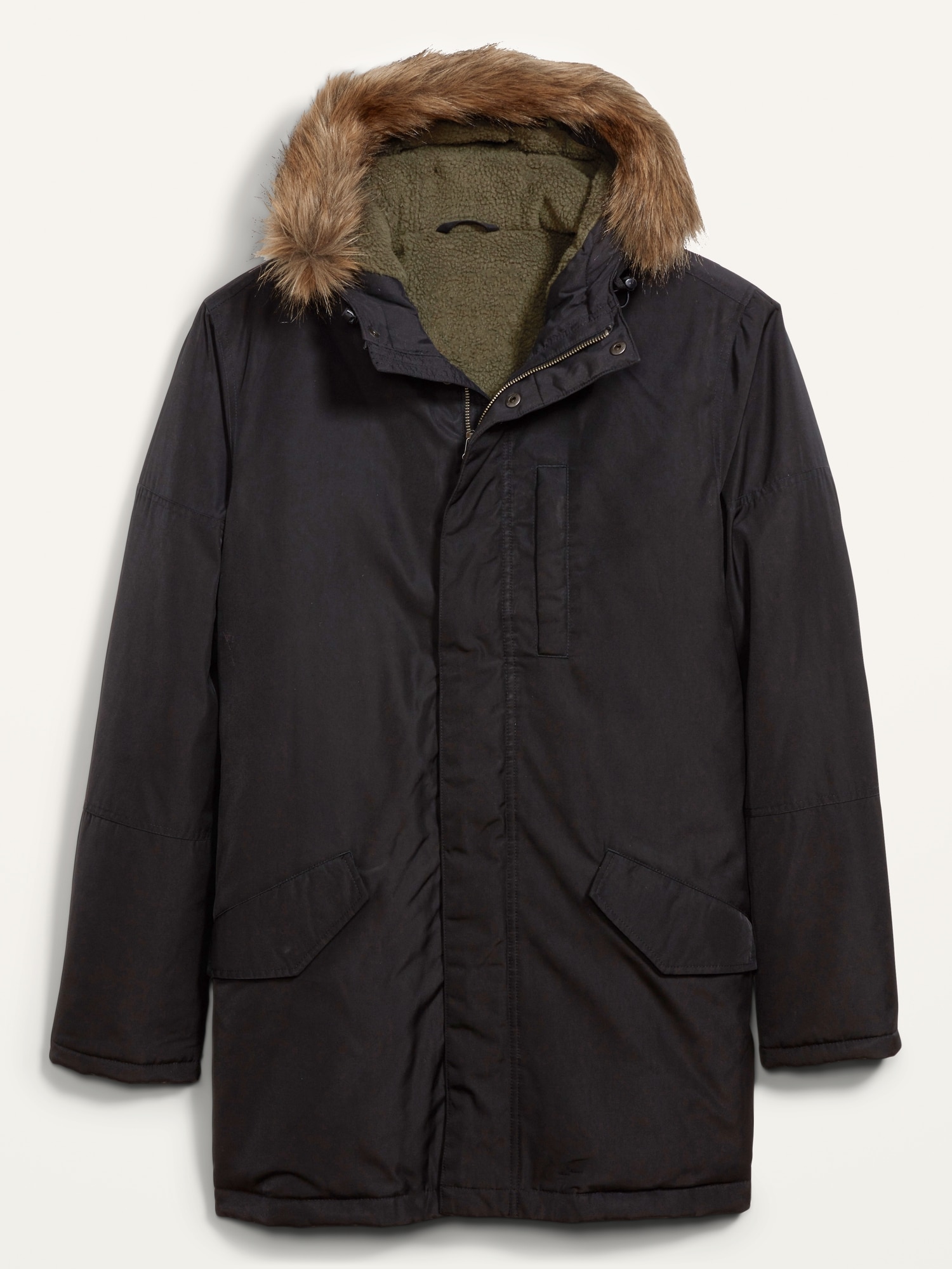 Parka with hot sale removable hood