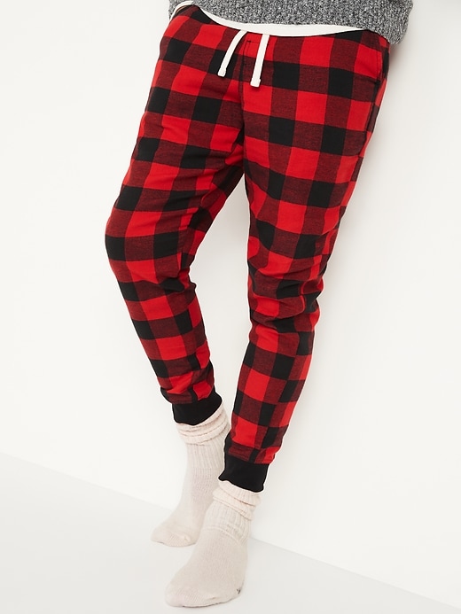 Old Navy Flannel Jogger Pajama Pants for Men