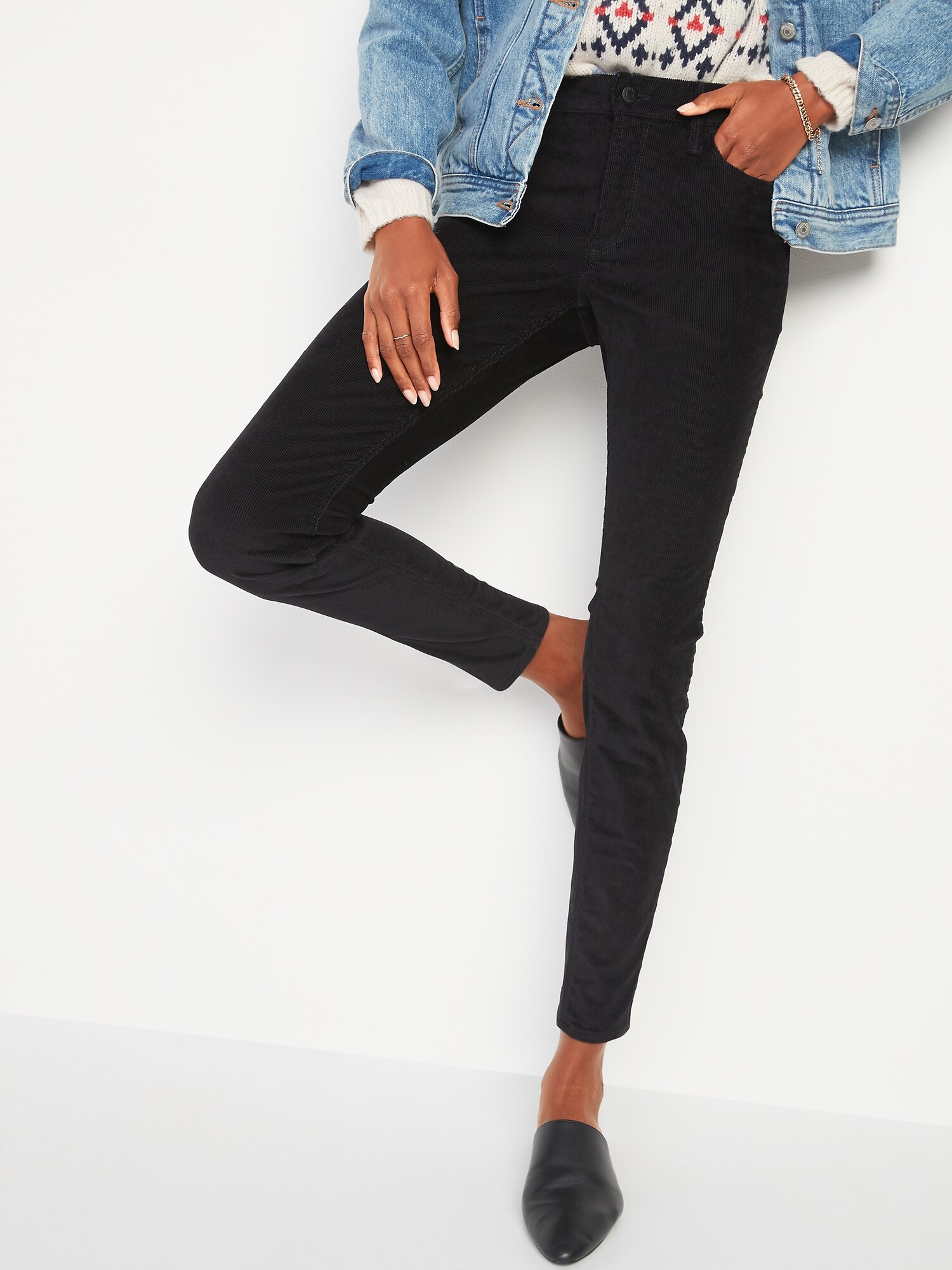 old navy rockstar corduroy