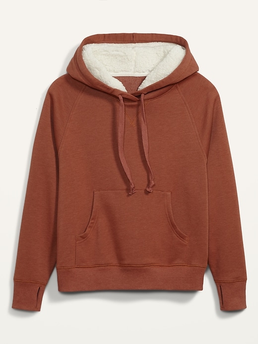 Image number 4 showing, Cozy French Terry Pullover Hoodie for Women