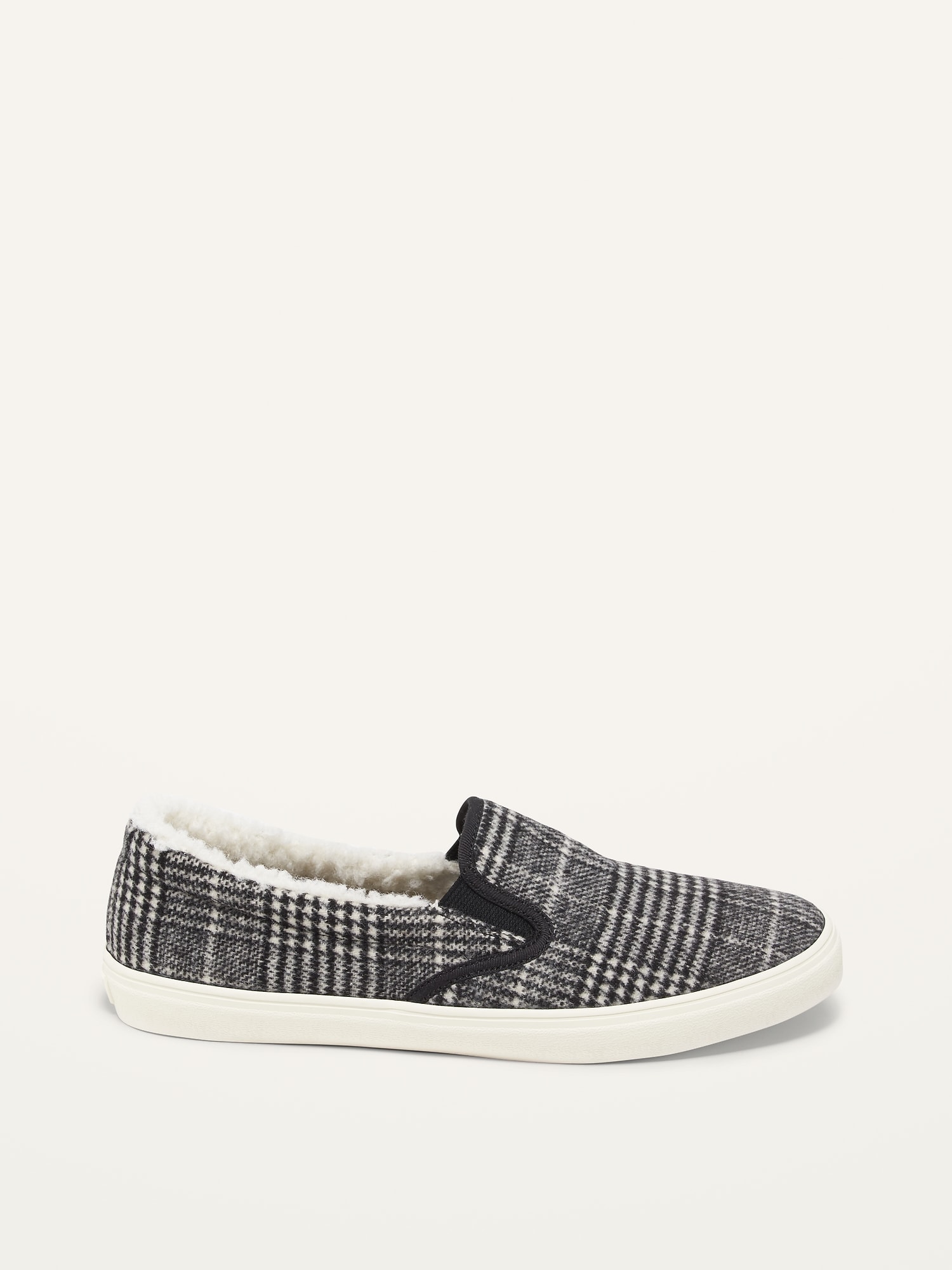 sherpa slip on sneakers