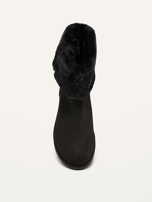 Image number 2 showing, Water-Repellent Faux-Fur Lined Ankle Boots