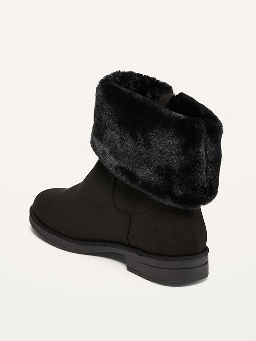 Image number 3 showing, Water-Repellent Faux-Fur Lined Ankle Boots