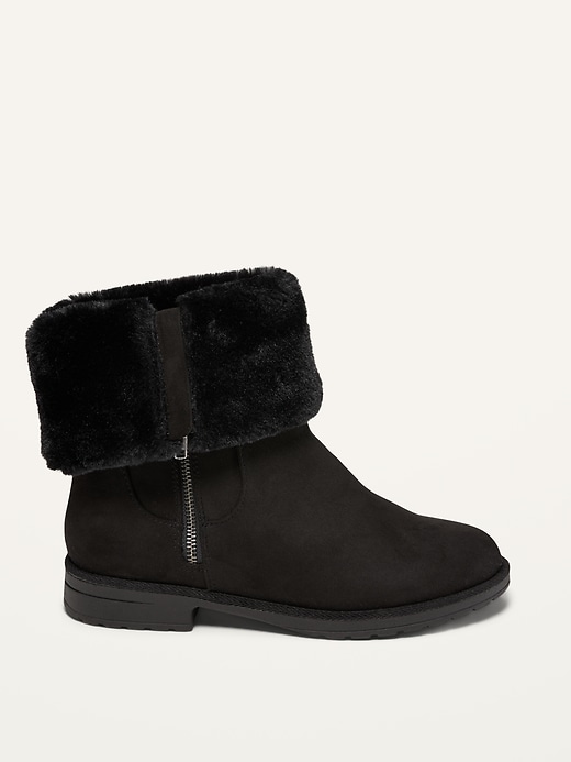 Image number 4 showing, Water-Repellent Faux-Fur Lined Ankle Boots