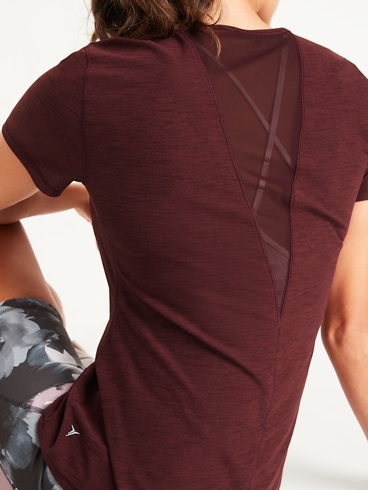 Image number 3 showing, Breathe ON Mesh-Back Performance Tee for Women