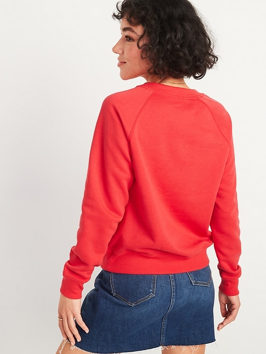 Image number 2 showing, Vintage Crew-Neck Sweatshirt for Women