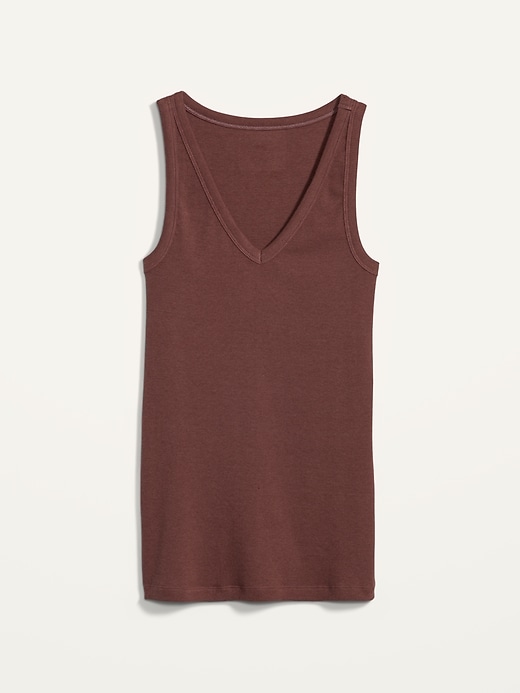 View large product image 2 of 2. First Layer Slim-Fit Rib-Knit Tank Top for Women