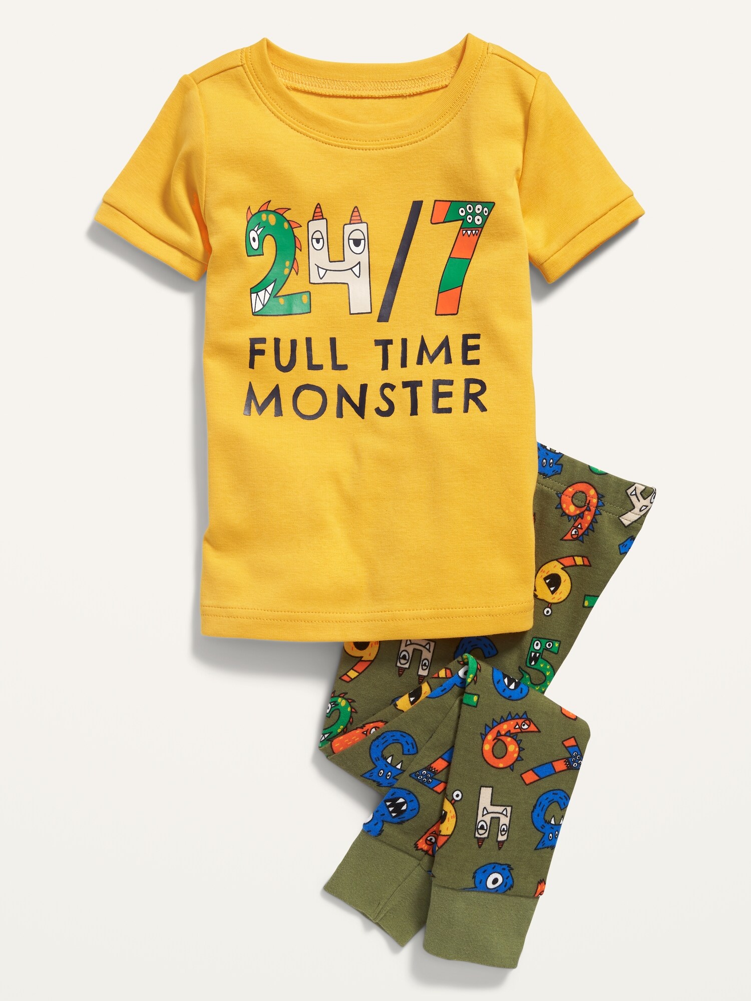 Unisex ShortSleeve Pajama Set for Toddler & Baby Old Navy