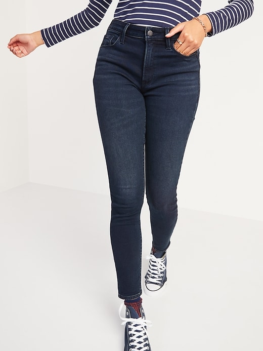 Old Navy - High-Waisted Rockstar Built-In Warm Super Skinny Jeans for Women