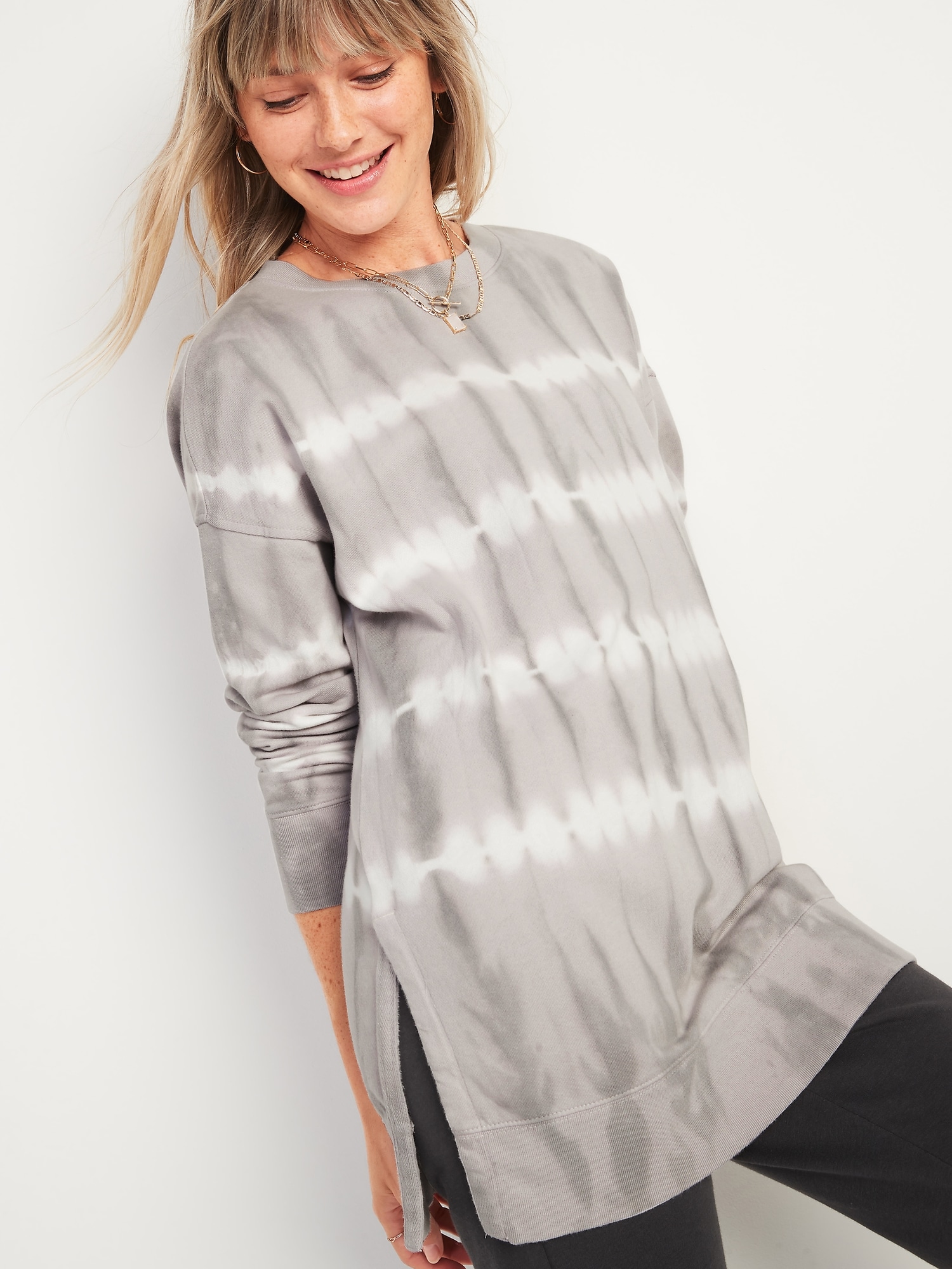 Women's American Niche Classic Washed Dyed Fried Color Sweaters