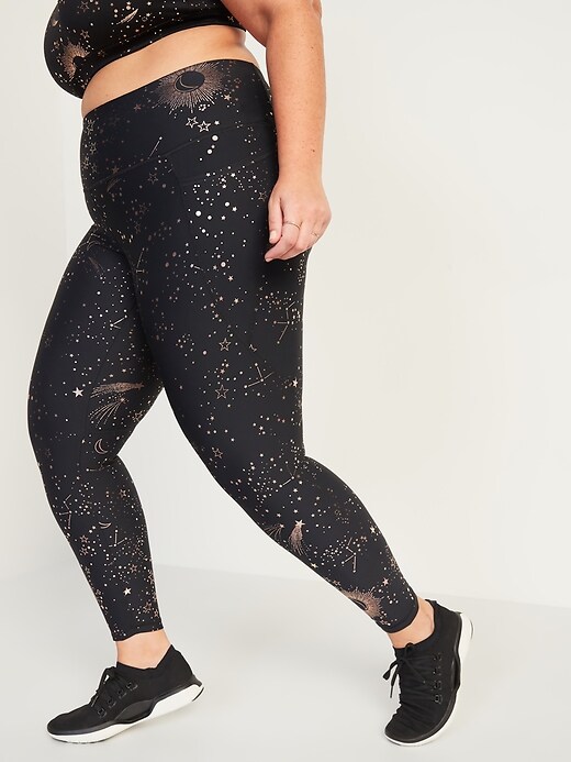 View large product image 1 of 2. High-Waisted PowerSoft 7/8-Length Plus-Size Leggings