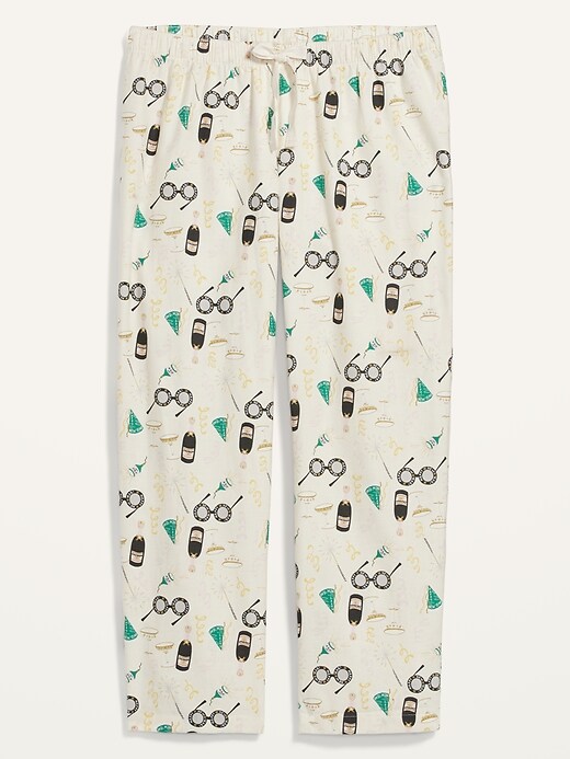 Voir une image plus grande du produit 2 de 2. Pantalon de pyjama en flanelle à motifs, taille forte